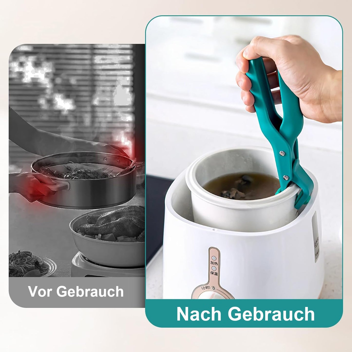 Diese Woche im Angebot: 60 % Rabatt!🔥✨Mehrzweck-Schüsselhalter mit Verbrühungsschutz für die Küche